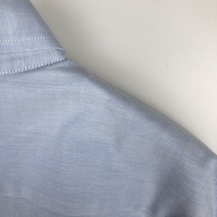 Brooks Brothers 346 long sleeve button-down shirt, men's size XL Supima Cotton Blue type light blue Vintage Second Hand