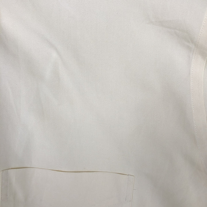 Brooks Brothers Est.1818 Traditional Fit Long-Sleeve Button-Down Shirt, Men's Size L (approx.) cotton unbleached Vintage Second Hand