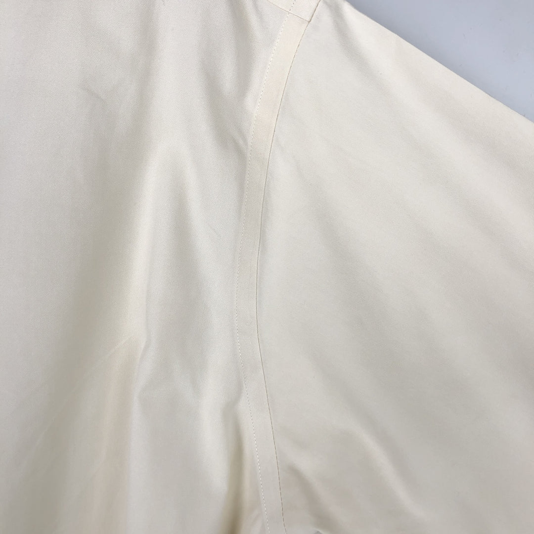 Brooks Brothers Est.1818 Traditional Fit Long-Sleeve Button-Down Shirt, Men's Size L (approx.) cotton unbleached Vintage Second Hand