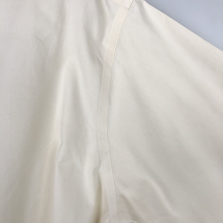 Brooks Brothers Est.1818 Traditional Fit Long-Sleeve Button-Down Shirt, Men's Size L (approx.) cotton unbleached Vintage Second Hand