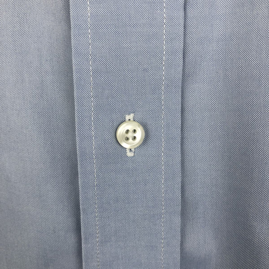 Brooks Brothers Madison Fit Long-Sleeve Button-Down Shirt, Men's Size L (approx.) cotton Blue type light blue Vintage Second Hand