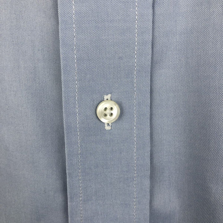 Brooks Brothers Madison Fit Long-Sleeve Button-Down Shirt, Men's Size L (approx.) cotton Blue type light blue Vintage Second Hand