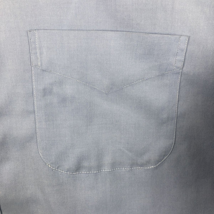 Brooks Brothers Madison Fit Long-Sleeve Button-Down Shirt, Men's Size L (approx.) cotton Blue type light blue Vintage Second Hand