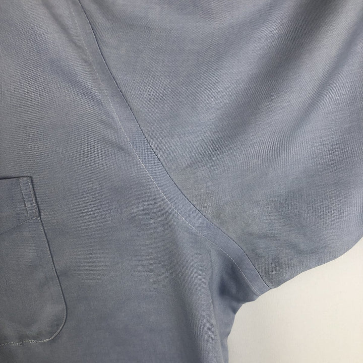 Brooks Brothers Madison Fit Long-Sleeve Button-Down Shirt, Men's Size L (approx.) cotton Blue type light blue Vintage Second Hand