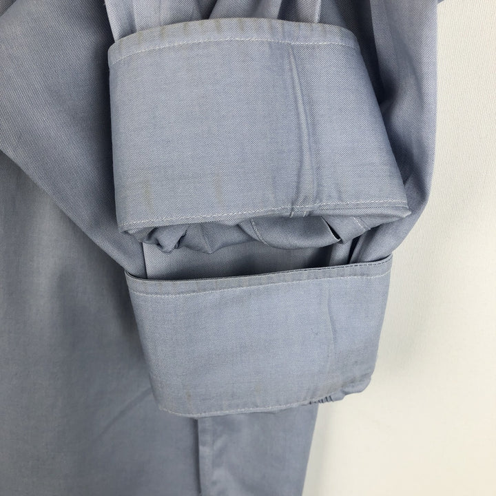 Brooks Brothers Madison Fit Long-Sleeve Button-Down Shirt, Men's Size L (approx.) cotton Blue type light blue Vintage Second Hand
