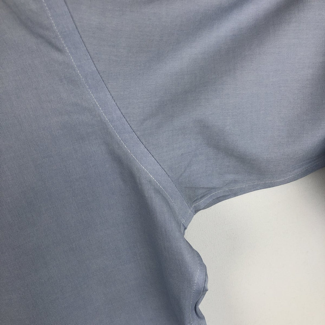 Brooks Brothers Madison Fit Long-Sleeve Button-Down Shirt, Men's Size L (approx.) cotton Blue type light blue Vintage Second Hand