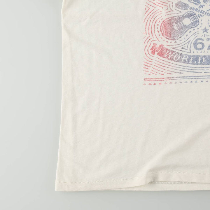 Ralph Lauren POLO RALPH LAUREN Short-Sleeve Printed T-Shirt, Men's Size XL (approx.) cotton unbleached Vintage Second Hand