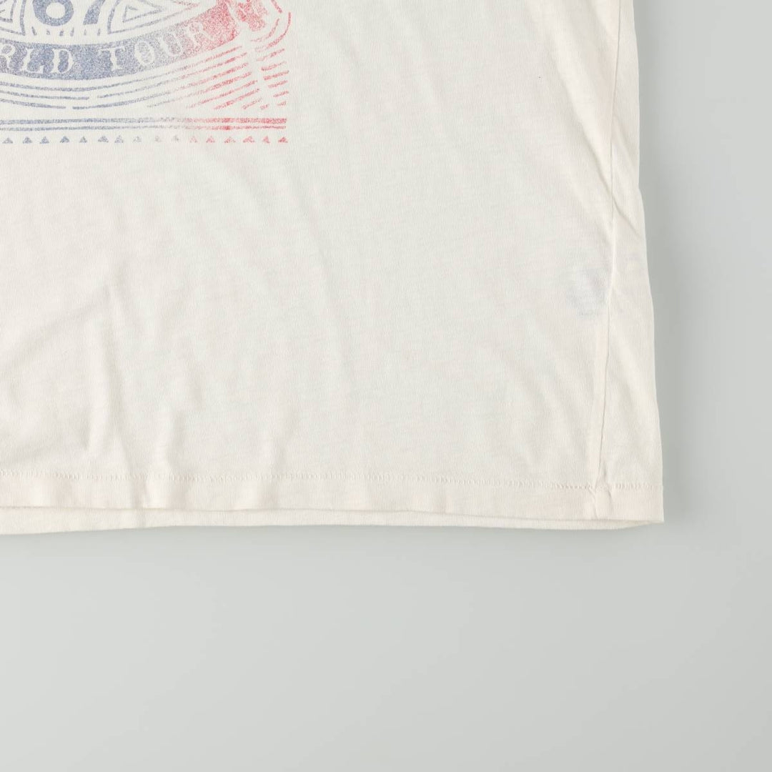 Ralph Lauren POLO RALPH LAUREN Short-Sleeve Printed T-Shirt, Men's Size XL (approx.) cotton unbleached Vintage Second Hand