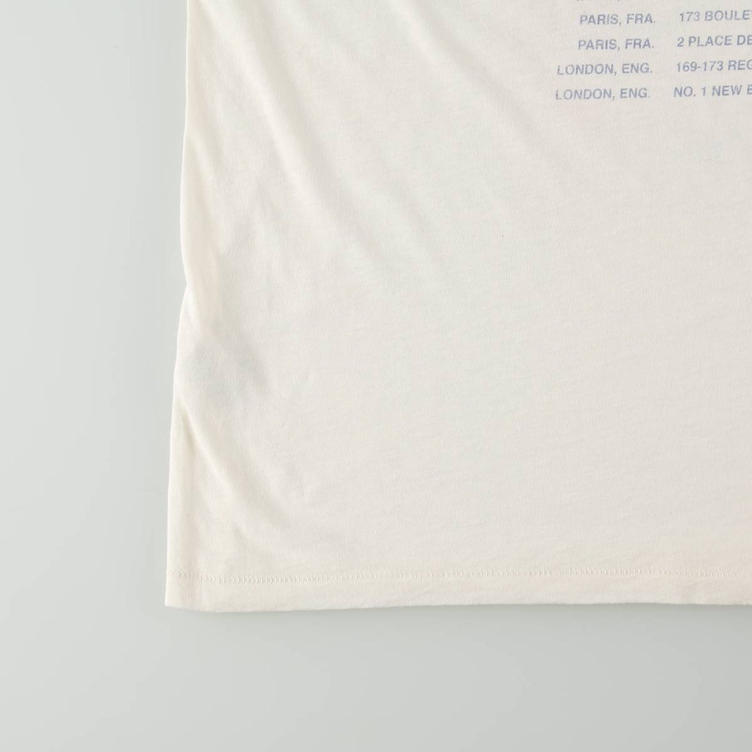 Ralph Lauren POLO RALPH LAUREN Short-Sleeve Printed T-Shirt, Men's Size XL (approx.) cotton unbleached Vintage Second Hand