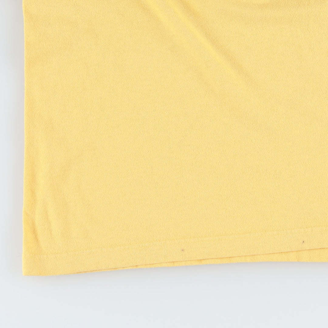 Ralph Lauren POLO by Ralph Lauren short sleeve one point logo T-shirt men's L size cotton yellow type Vintage Second Hand