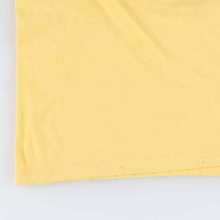 Ralph Lauren POLO by Ralph Lauren short sleeve one point logo T-shirt men's L size cotton yellow type Vintage Second Hand