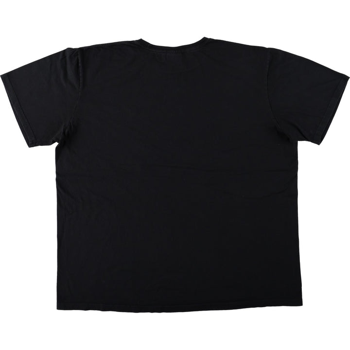 Ralph Lauren POLO by Ralph Lauren short-sleeved one-point logo T-shirt, men's size XXL cotton black type Vintage Second Hand
