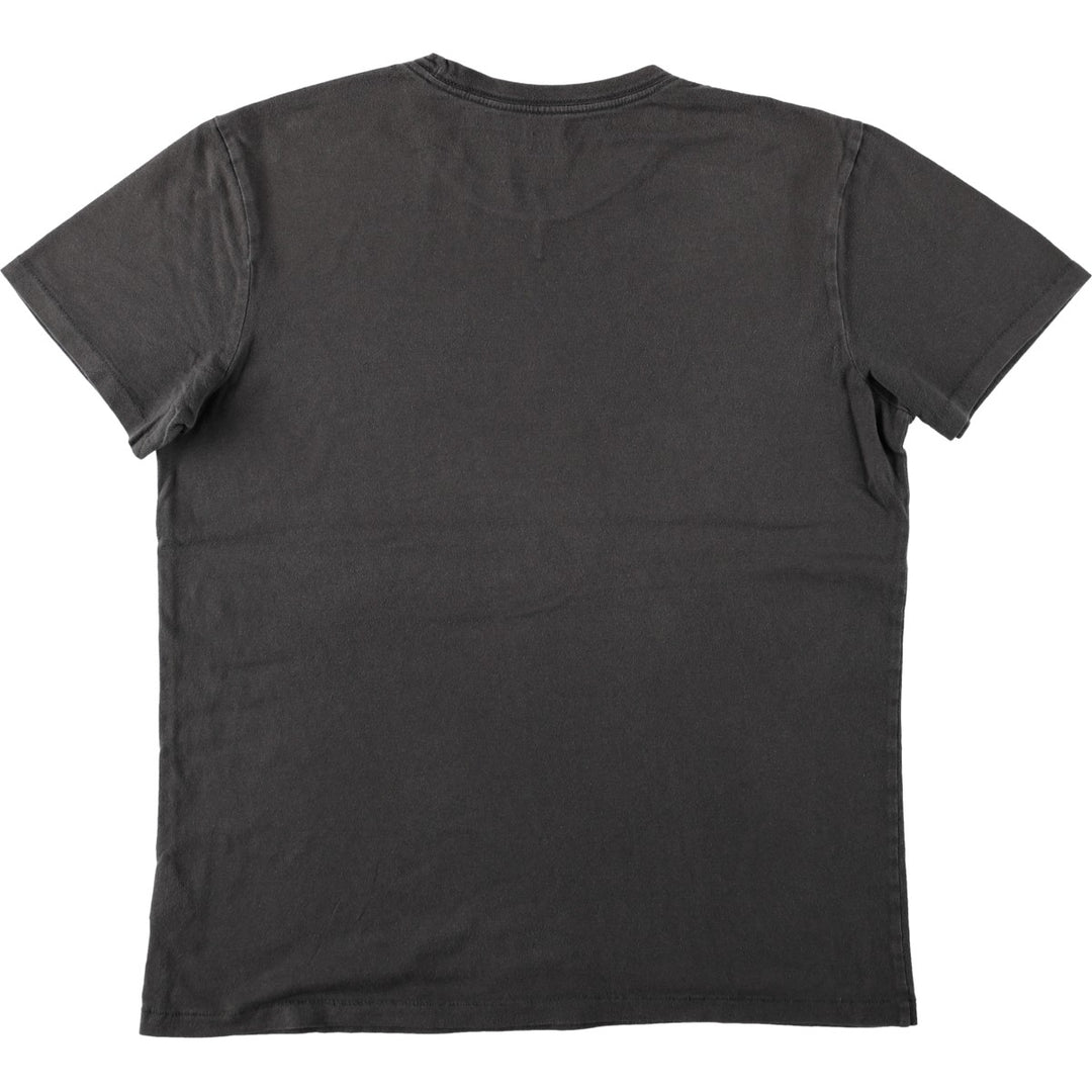 Ralph Lauren POLO RALPH LAUREN DENIM & SUPPLY Short-Sleeve Printed T-Shirt, Men's Size M (approx.) cotton Charcoal Vintage Second Hand