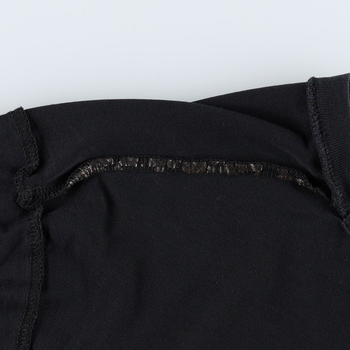 Ralph Lauren POLO by Ralph Lauren short sleeve one point logo T-shirt men's M size cotton black type Vintage Second Hand