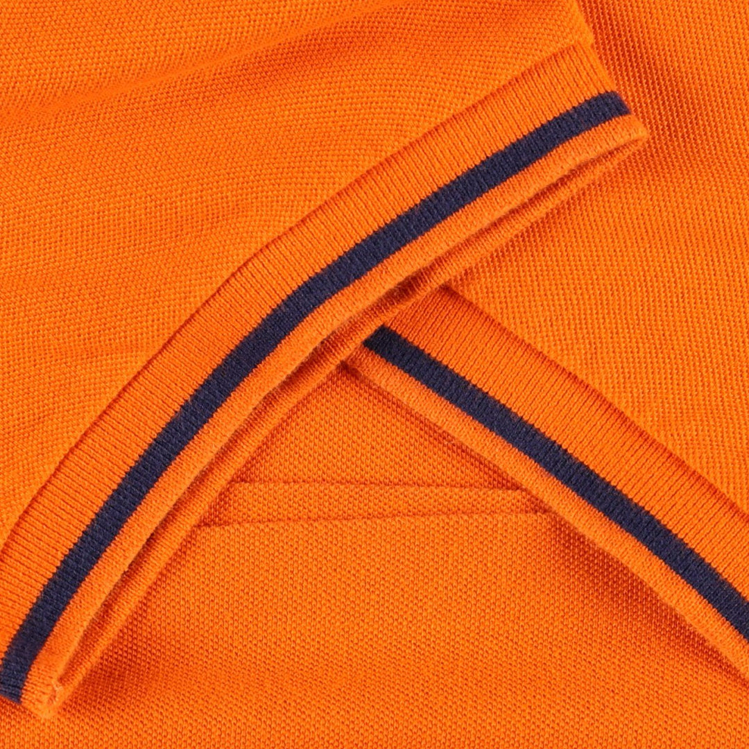 Ralph Lauren POLO by Ralph Lauren Pique Short Sleeve One Point Logo T-Shirt Men's L cotton orange type Vintage Second Hand