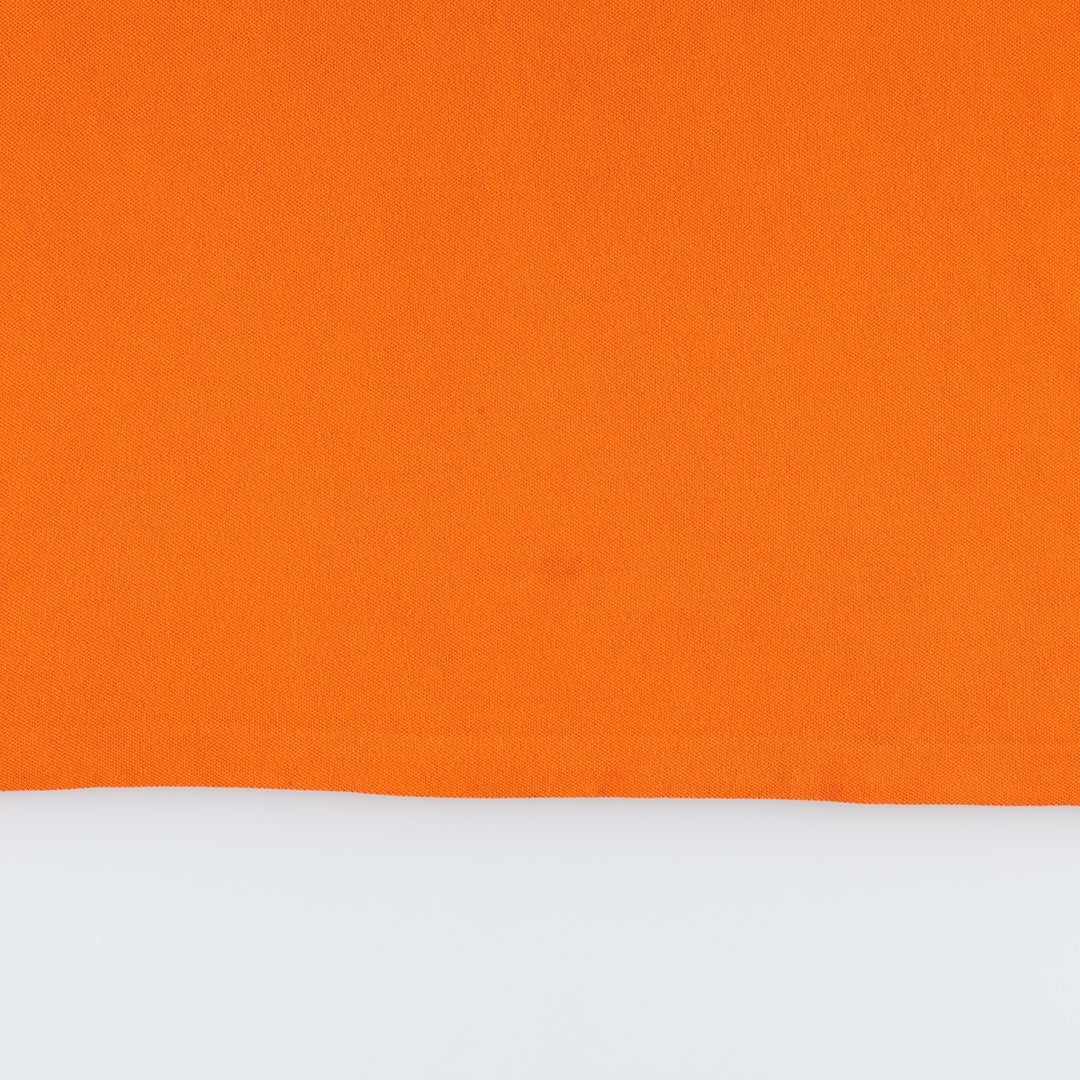 Ralph Lauren POLO by Ralph Lauren Pique Short Sleeve One Point Logo T-Shirt Men's L cotton orange type Vintage Second Hand