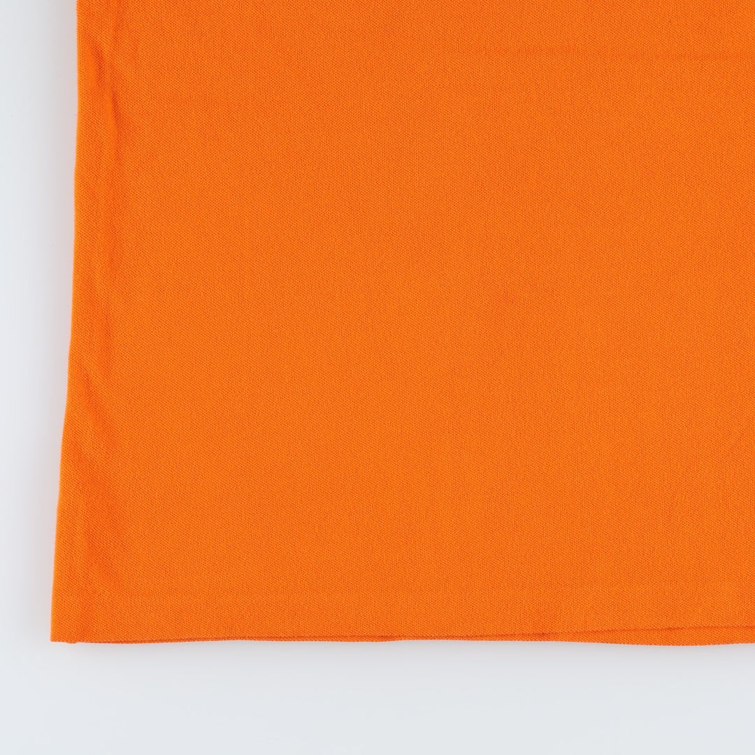 Ralph Lauren POLO by Ralph Lauren Pique Short Sleeve One Point Logo T-Shirt Men's L cotton orange type Vintage Second Hand