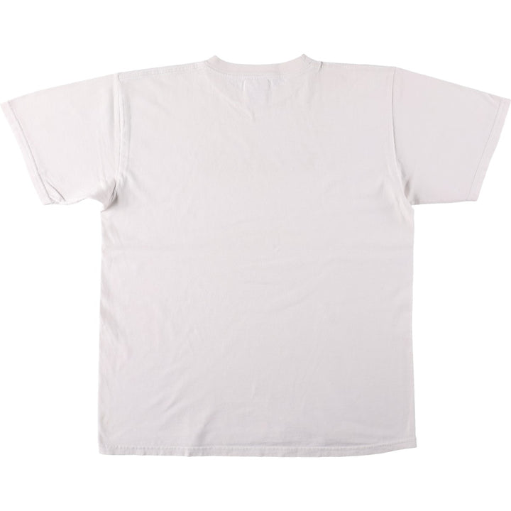 Reebok Logo Print T-shirt, Men's M size cotton white type Vintage Second Hand