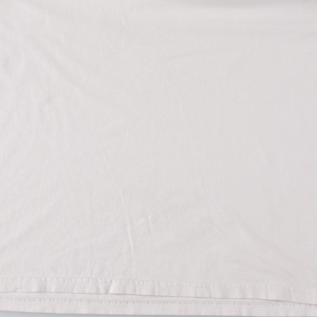 Reebok Logo Print T-shirt, Men's M size cotton white type Vintage Second Hand