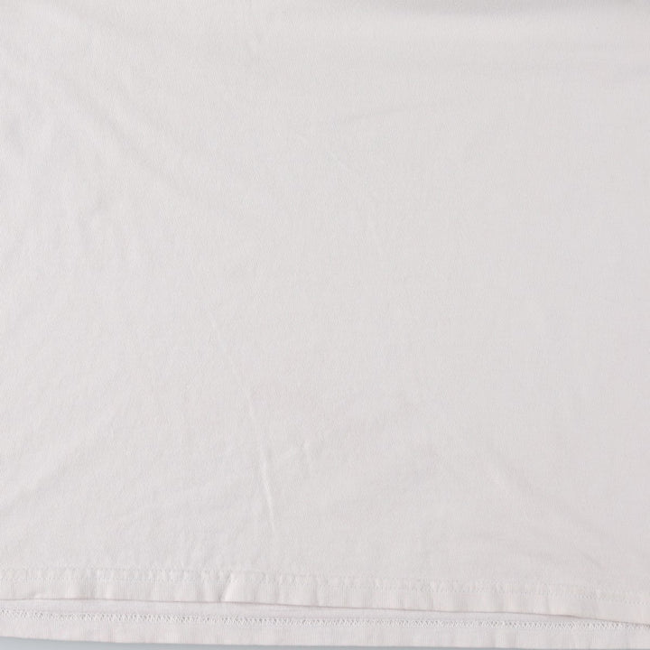 Reebok Logo Print T-shirt, Men's M size cotton white type Vintage Second Hand