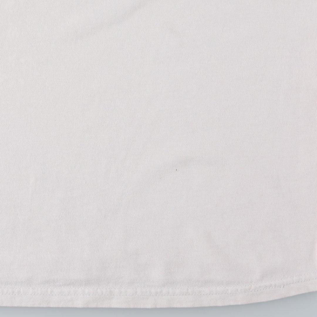 Reebok Logo Print T-shirt, Men's M size cotton white type Vintage Second Hand