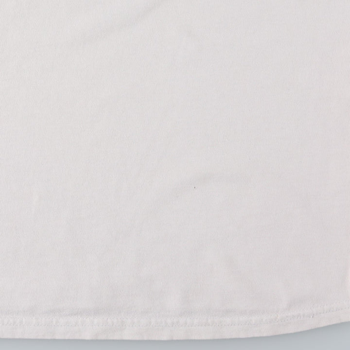 Reebok Logo Print T-shirt, Men's M size cotton white type Vintage Second Hand