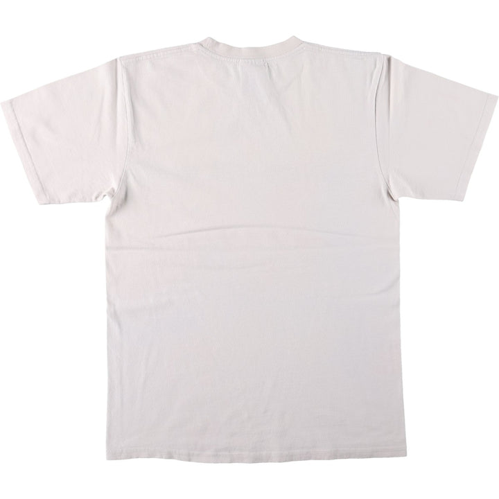 Nike logo t-shirt, made in Canada, men's size S (approx.) cotton white type Vintage Second Hand