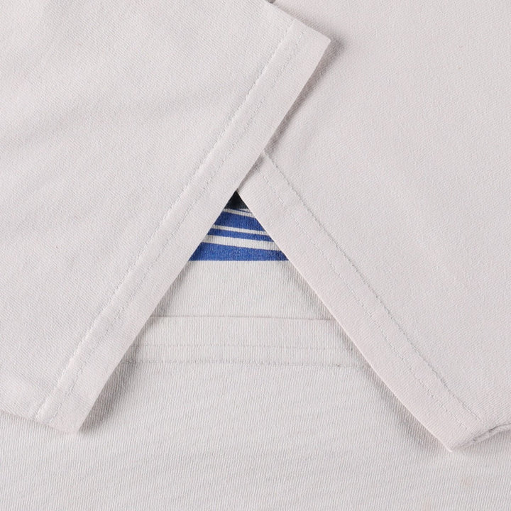 Nike logo t-shirt, made in Canada, men's size S (approx.) cotton white type Vintage Second Hand