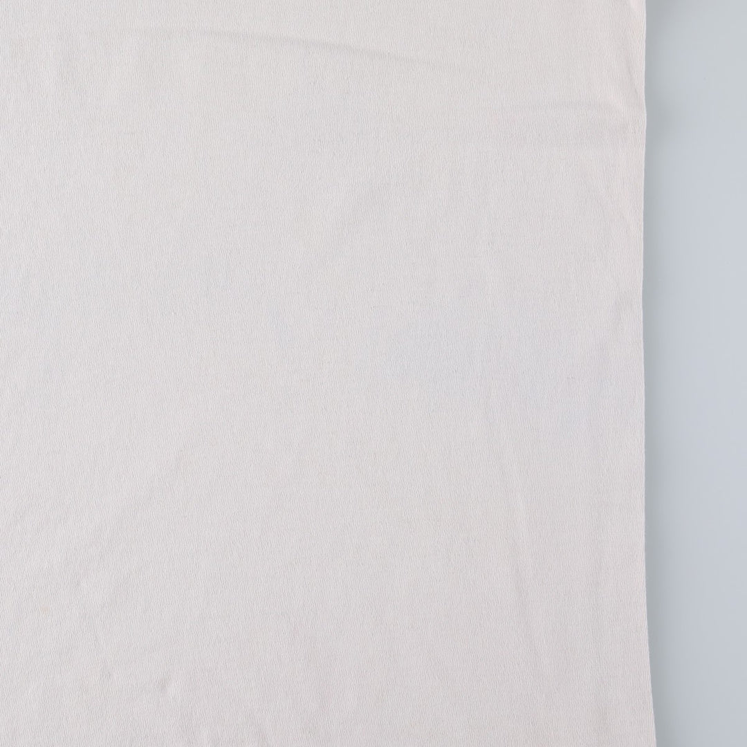 Nike logo t-shirt, made in Canada, men's size S (approx.) cotton white type Vintage Second Hand