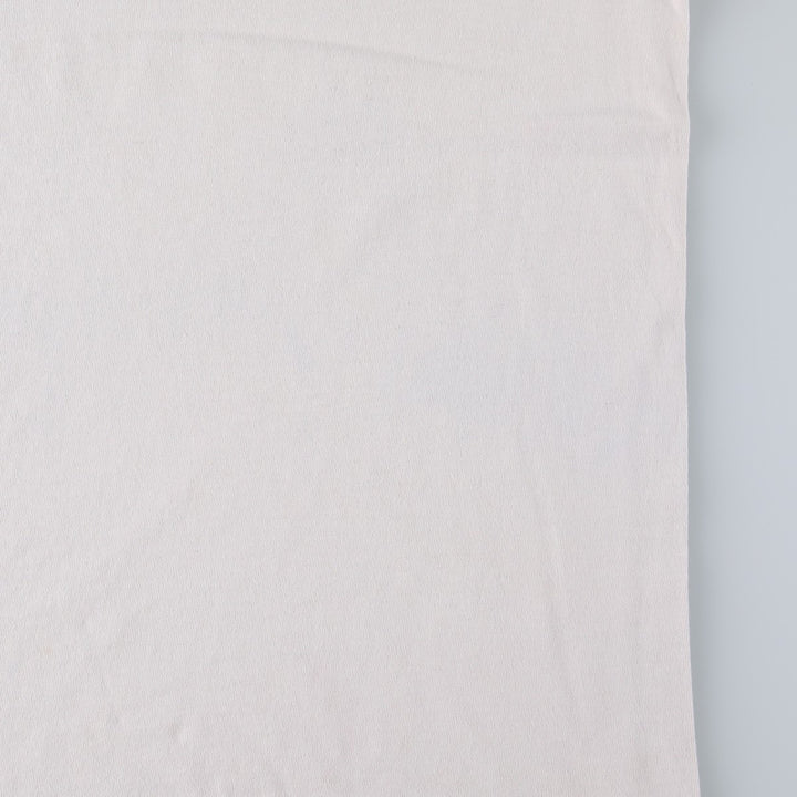 Nike logo t-shirt, made in Canada, men's size S (approx.) cotton white type Vintage Second Hand