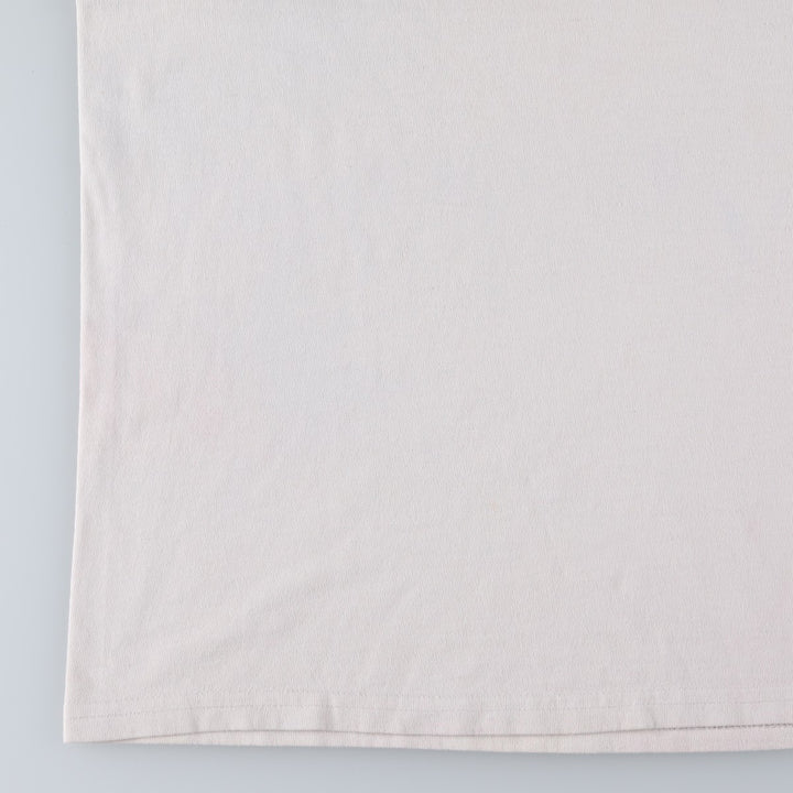 Nike logo t-shirt, made in Canada, men's size S (approx.) cotton white type Vintage Second Hand