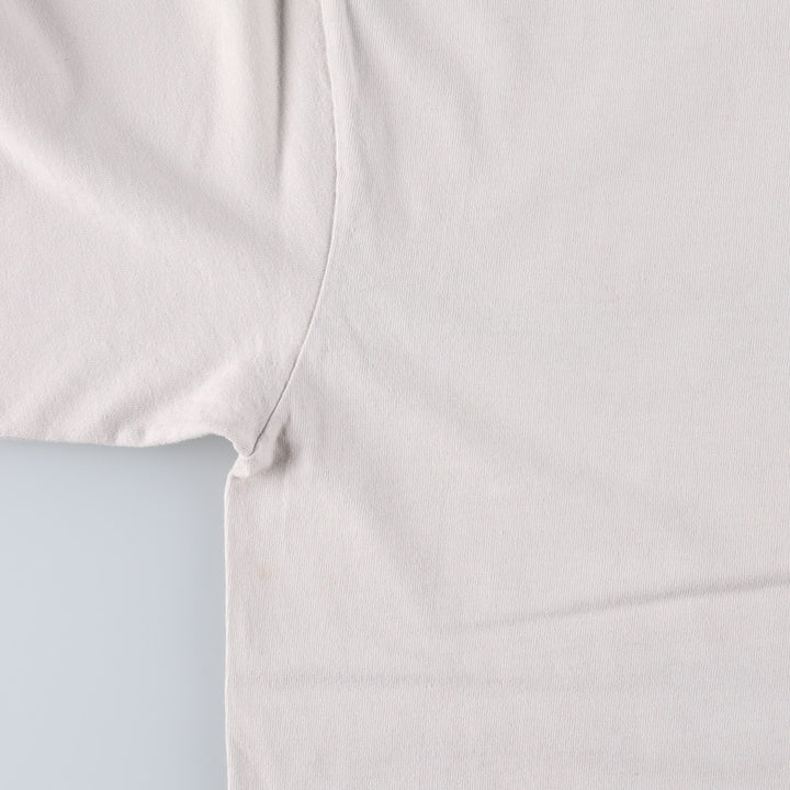Nike logo t-shirt, made in Canada, men's size S (approx.) cotton white type Vintage Second Hand