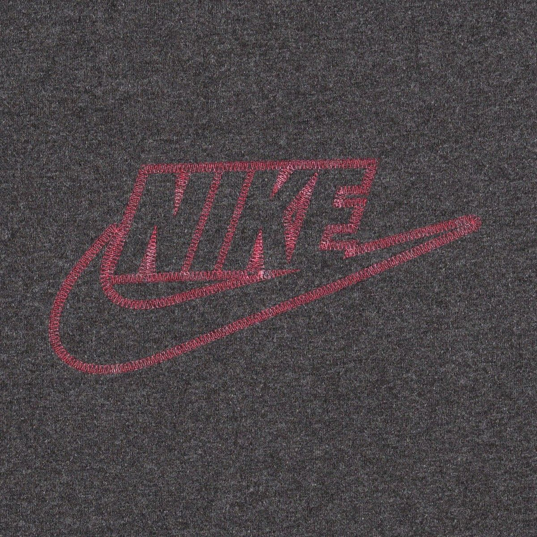 00'S Nike logo print T-shirt, men's size M polyester Charcoal Vintage Second Hand