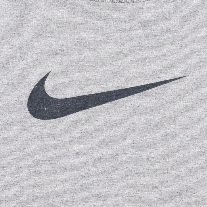2000'S Nike Center Logo Print T-Shirt, Men's Size XL cotton gray type Vintage Second Hand