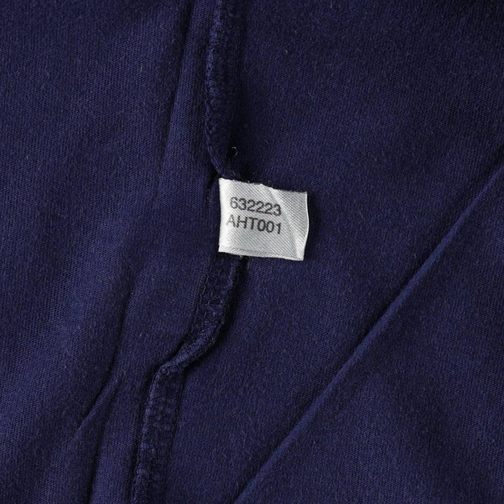 Vintage 90'S Adidas logo T-shirt, size L, men's cotton navy blue type Vintage Second Hand