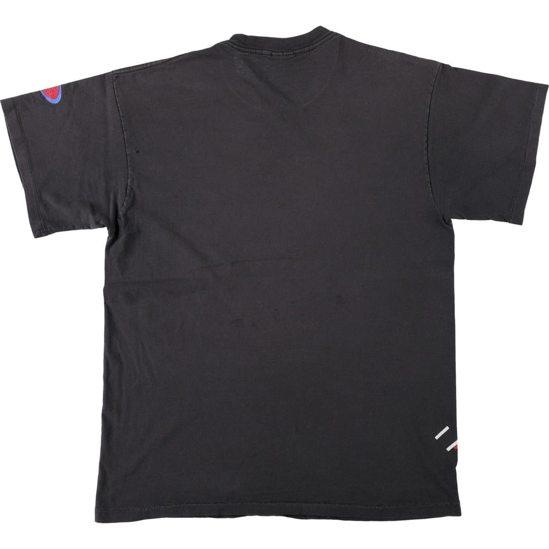 Nike logo print T-shirt, size M for men unclear black type Vintage Second Hand