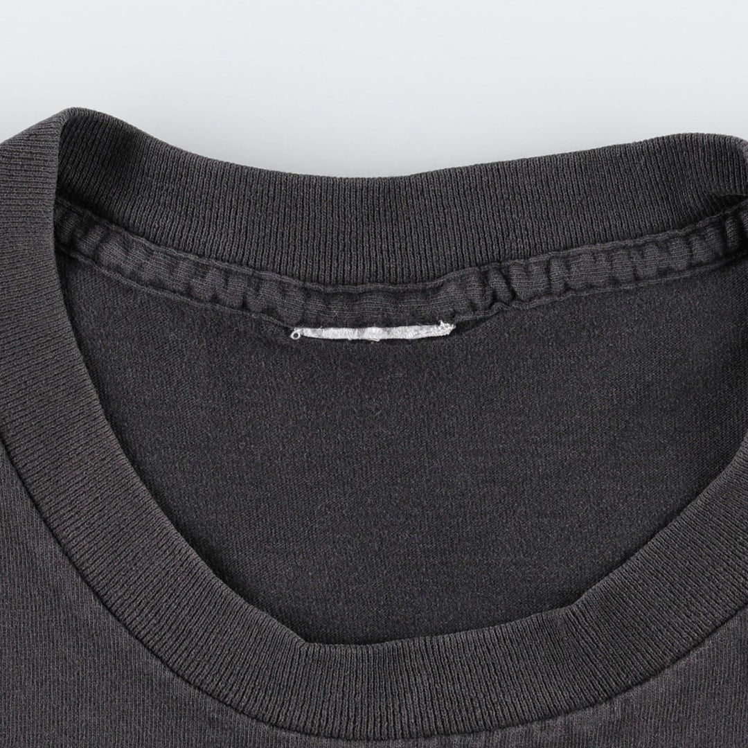 Nike logo print T-shirt, size M for men unclear black type Vintage Second Hand