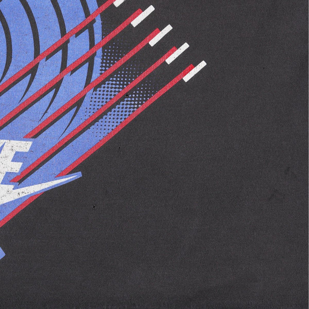 Nike logo print T-shirt, size M for men unclear black type Vintage Second Hand