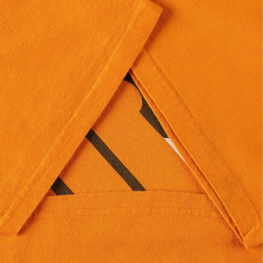 00'S Nike logo print T-shirt, men's size L cotton orange type Vintage Second Hand