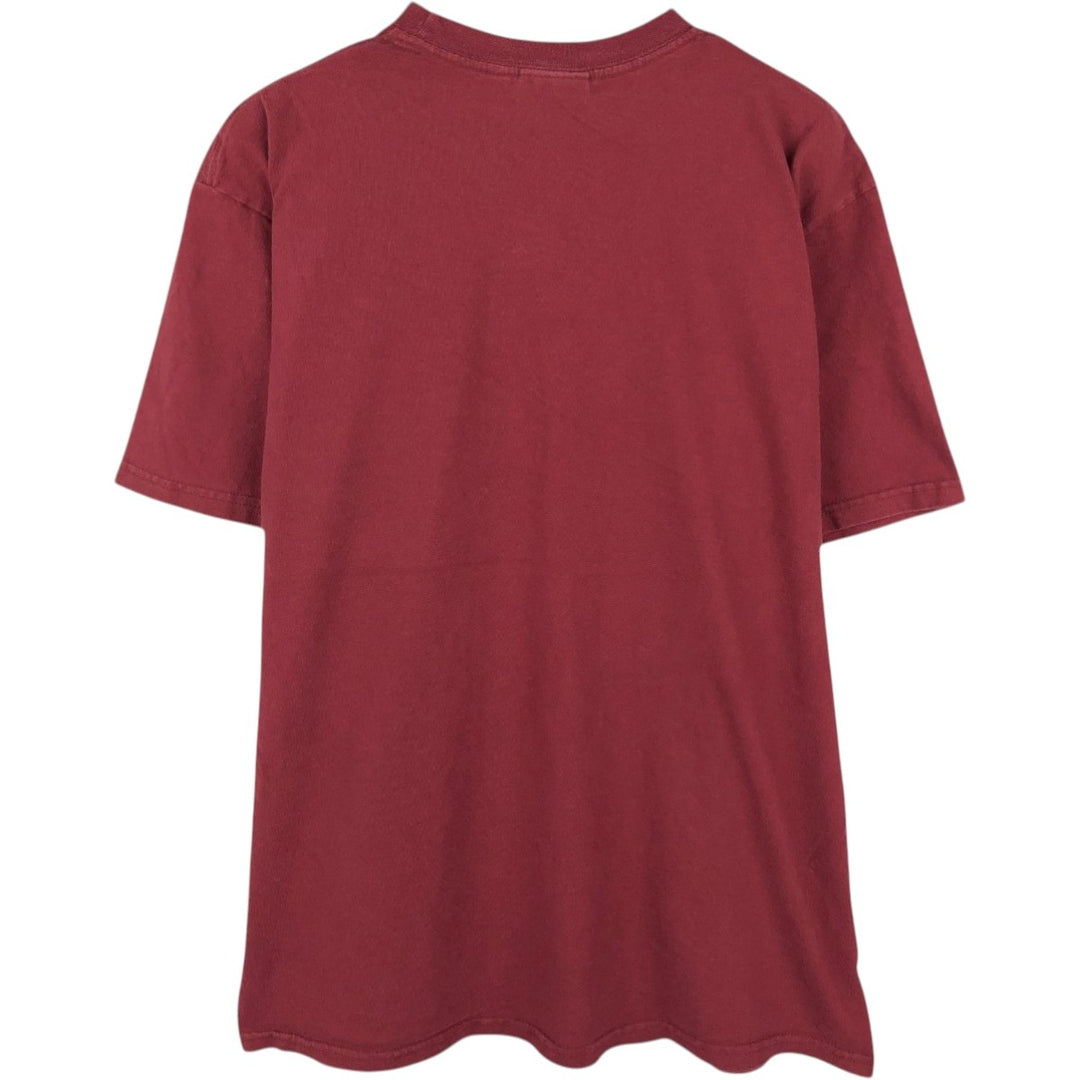 00'S Nike One Point Logo T-shirt Men's XL cotton Red type red-purple Vintage Second Hand