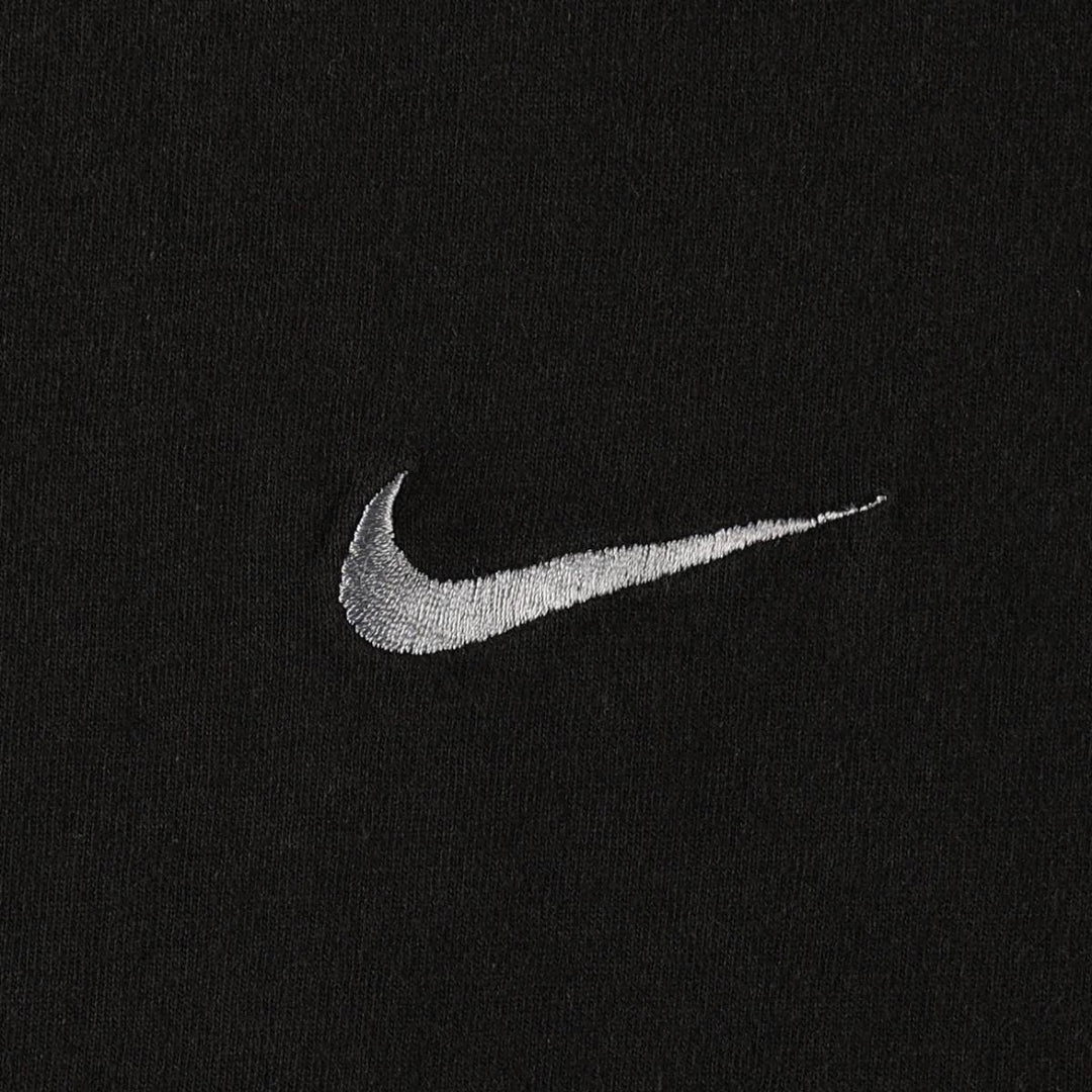 90'S Nike One Point Logo T-shirt Made in USA Men's L Size Vintage cotton black type Vintage Second Hand