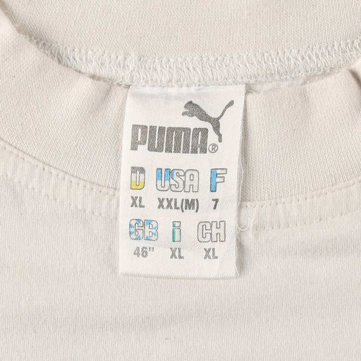 90'S Puma 1. FC Cologne Logo Print T-Shirt, Men's XXL (approx.), Vintage cotton white type Vintage Second Hand