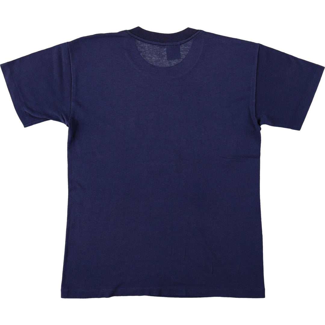 90'S Nike Logo Print T-Shirt, Made in USA, Men's Size M (approx.), Vintage cotton navy blue type Vintage Second Hand