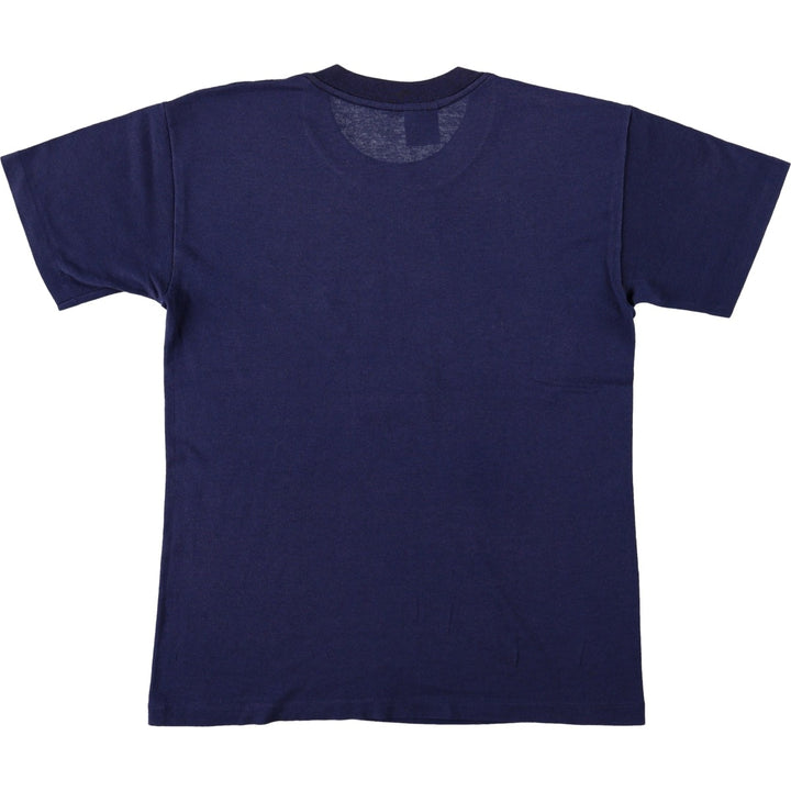 90'S Nike Logo Print T-Shirt, Made in USA, Men's Size M (approx.), Vintage cotton navy blue type Vintage Second Hand