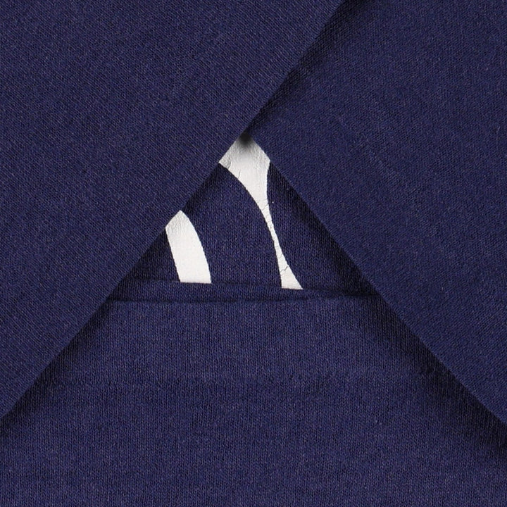90'S Nike Logo Print T-Shirt, Made in USA, Men's Size M (approx.), Vintage cotton navy blue type Vintage Second Hand