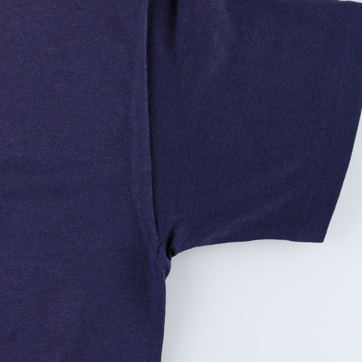 90'S Nike Logo Print T-Shirt, Made in USA, Men's Size M (approx.), Vintage cotton navy blue type Vintage Second Hand