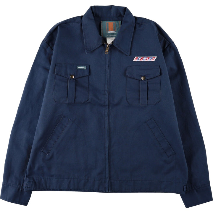 HAMMILL Work Jacket, Made in Canada, Men's Size XL (approx.) polyester navy blue type Vintage Second Hand