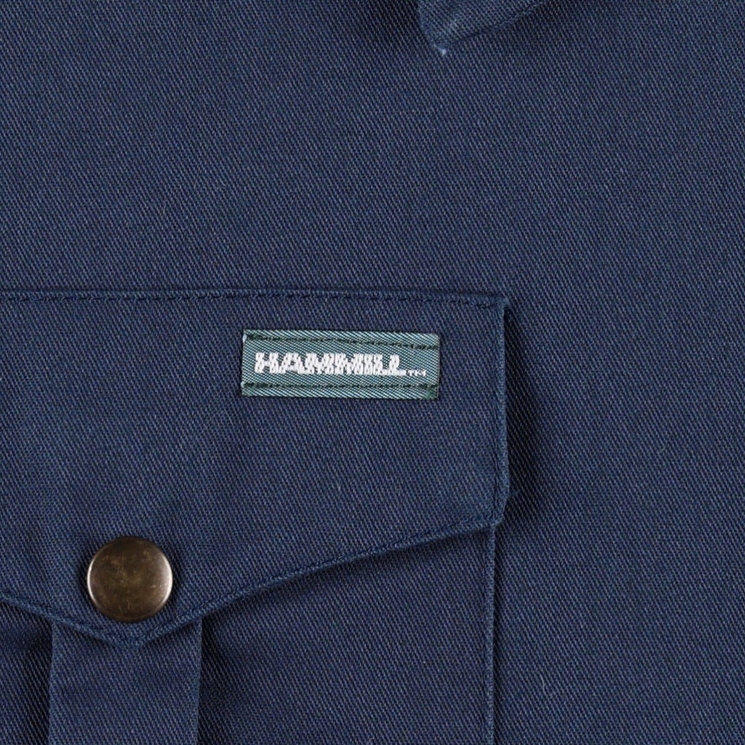 HAMMILL Work Jacket, Made in Canada, Men's Size XL (approx.) polyester navy blue type Vintage Second Hand