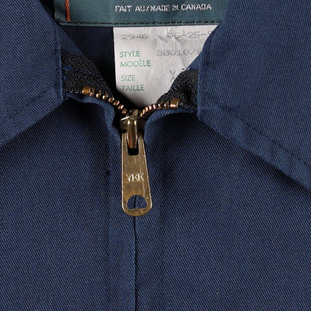 HAMMILL Work Jacket, Made in Canada, Men's Size XL (approx.) polyester navy blue type Vintage Second Hand