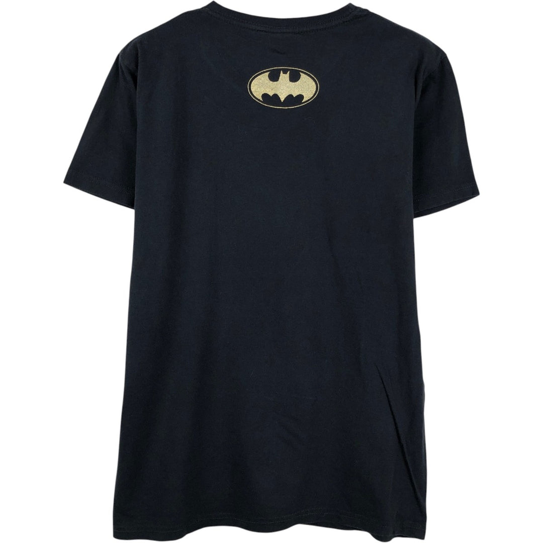 DC Comics Batman Joker Character Print T-Shirt (Men's XL equivalent) unclear black type Vintage Second Hand